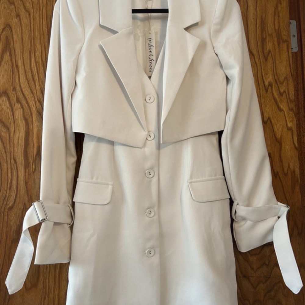 For Love And Lemons Alysa Blazer Coat Dress